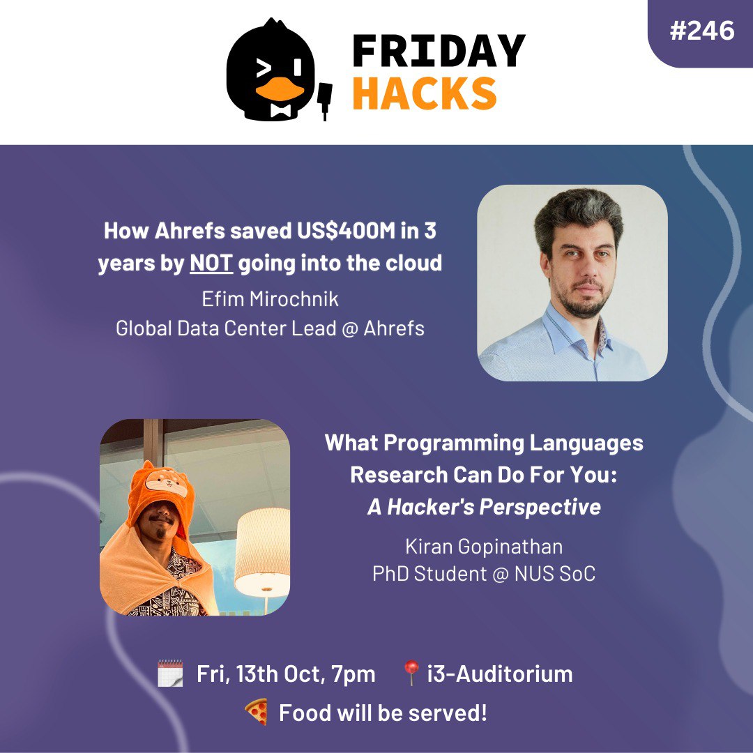 Friday Hacks #246 Poster